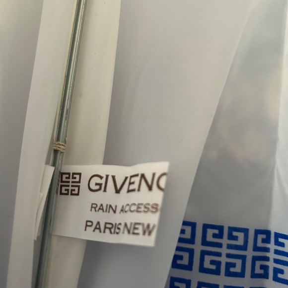 Vintage Givenchy Umbrella Retro 1970s Crook Handle Designer ~ Luxury! - Picture 7 of 8